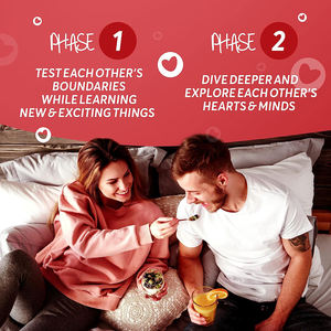 تصميم فريد من طابقين ألعاب البطاقات للأزواج بطاقات محادثة الحب الأحمر بطاقات ألعاب للأزواج - Product Image 2