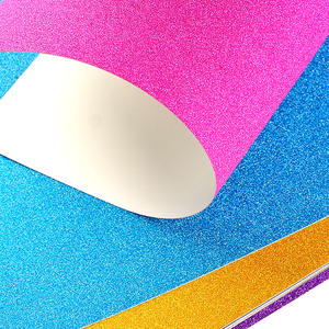 Papier cartonné A4 doré pailleté, poudre dorée brillante, papier doré à paillettes, papier avec colle au dos, pour activités manuelles de maternelle et créations DIY - Product Image 3