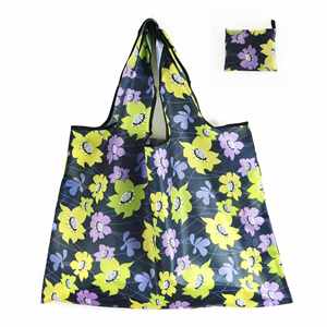 Large Capacity <b>Folding</b> Shoulder Polyester Fashion Shopping Tote Bag Animal Prints <b>Screen</b> Printing Reusable Customized Logo - Product Image 1