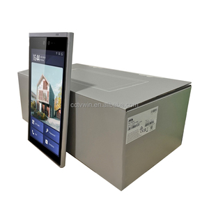 شاشة LCD ملونة مقاس 10.1 بوصة مع نظام التعرف على الوجه، محطة الباب DS-KD9633-WBE6، نظام اتصال داخلي بالفيديو عبر الإنترنت يعمل بنظام أندرويد - Product Image 1