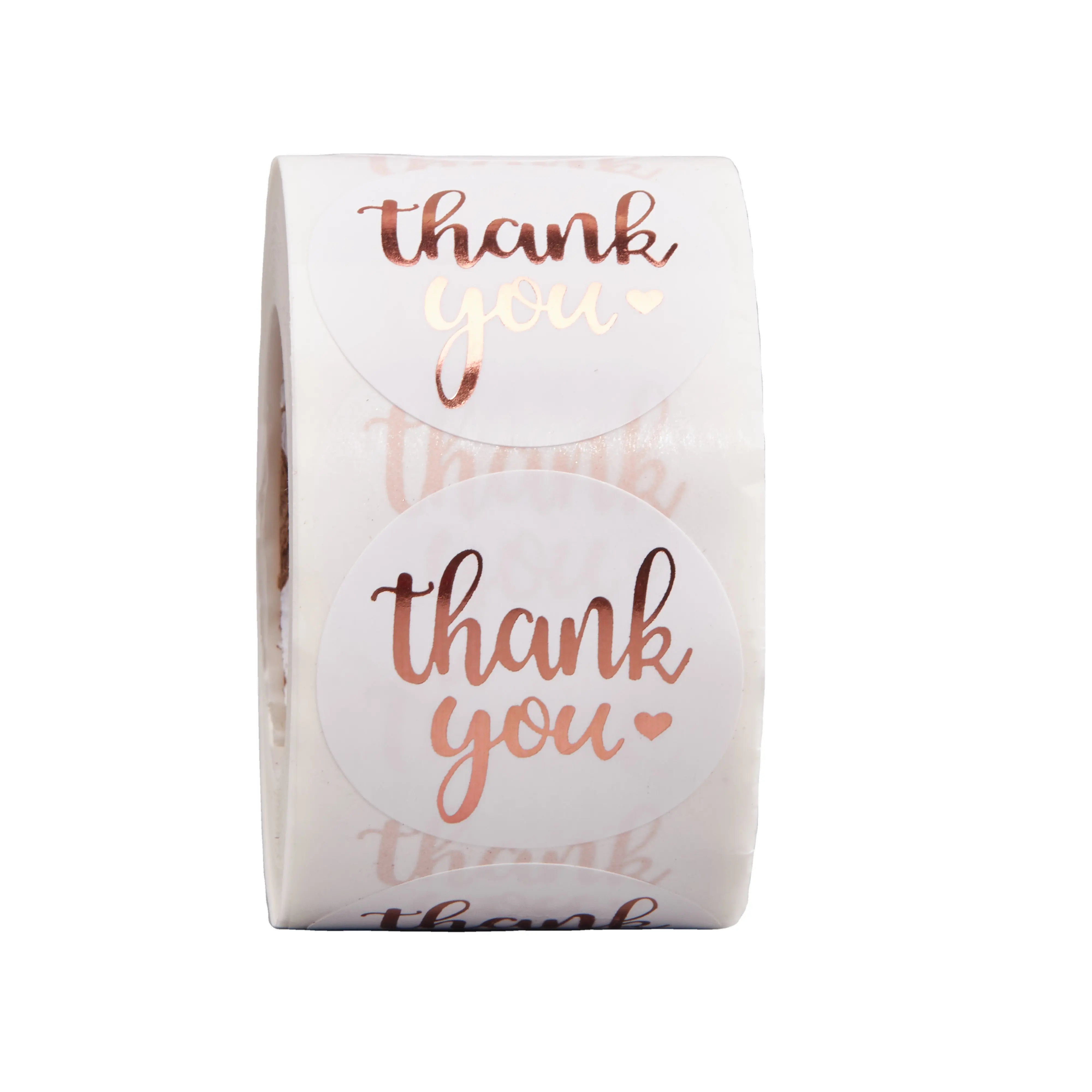 Thank You Stickers Labels Roll Gold Foil Stickers custom thank you with Weddings Giveaways and Perfect for Small Business Owner