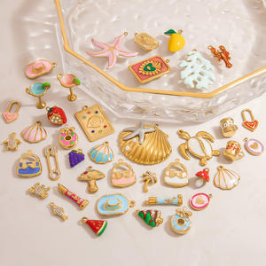 Stainless Steel Jewelry Accessories Mixed Shapes Plated For <b>Bracelet</b> Making Summer 2025 Yiwu Origin PJ92366 - Product Image 1