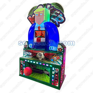 Máquina de juego arcade competitiva de <span class=keywords><strong>boxeo</strong></span> con prueba de fuerza de pies operada con monedas, electrónica, para gimnasios y centros de entretenimiento. - Product Image 6