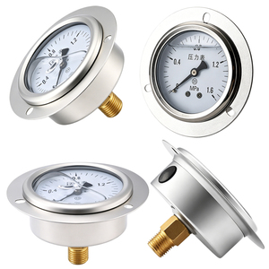 Manomètre entièrement en acier inoxydable ZX-6-8 0-300psi, à montage arrière, rempli <span class=keywords><strong>de</strong></span> glycérine et d'huile <span class=keywords><strong>de</strong></span> silicone - Product Image 2