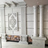 Composants muraux extérieurs en mousse écologiques et durables modernes, colonnes de moulage de pilier romain en EPS pour villa et hôtel, longueur de 2 m