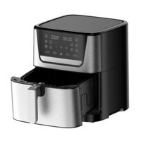 Freidora de Aire Digital Familiar de 8.5L, Gran Capacidad, Múltiples Programas Preestablecidos, Diseño Antiadherente y Fácil de Limpiar