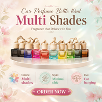 Vente en gros de flacons de parfum pour voiture de 10 ml, flacon vide en verre pour diffuseur d'arômes avec couvercle en bois pour huiles essentielles, assainisseur d'air