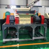Déchiqueteur hydraulique puissant à double arbre pour le recyclage du papier, du bois, du métal et du plastique, idéal pour les centres de recyclage