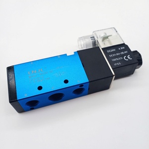 Vanne solénoïde pilotée CNJL Airtac 5/2 5/3 voies en aluminium fileté pour air 220V/110V/24V DC12V 40m avec filtre, garantie 1 an - Product Image 5