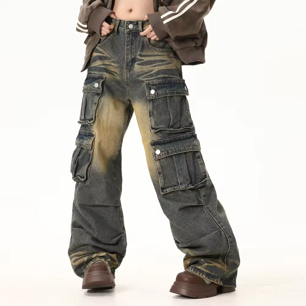【2plan】Kunst stone washed cargo pants 2plan】Kunst stone washed cargo pants (2plan/パンツ