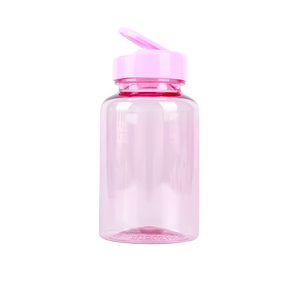 Flacon capsule transparent coloré en PET, emballage pharmaceutique en plastique PET pour produits de santé avec bouchon à vis - Product Image 5