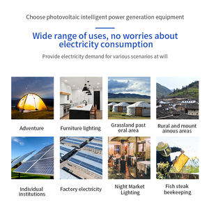 Acおよびdc家電ポータブル太陽光発電機をサポートできる高品質の太陽光発電ホームシステム2000ワット - Product Image 6