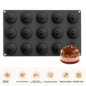 Molde de Silicona Antiadherente con 15 Cavidades en Forma de Lágrima para Mousse Francesa, Pastel Chiffon y Postres de Chocolate DIY al por Mayor - Product Image 3