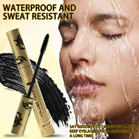 Mascara waterproof, effet volume, allongeant, résistant aux taches et durable, adapté au modelage des cils