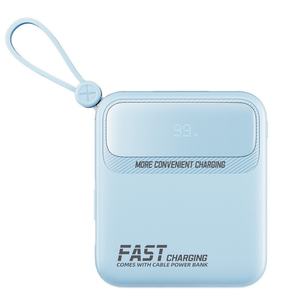 Mini Banco de Energía Portátil con Cables Incluidos, 10000mAh 20000mAh de Alta Capacidad, Pantalla LED de 5W - Product Image 2