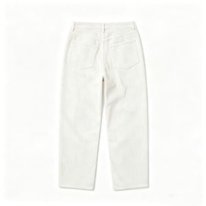 <b>Men's</b> 5-Pocket Corduroy Pants Mid Waist <b>Loose</b> Straight Vintage Casual Full Length <b>Trousers</b> - Product Image 1