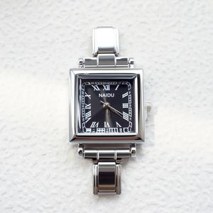 Reloj de Cuarzo de Lujo Multifuncional para Mujer, Estilo Sencillo, con Esfera de Cristal y Puntero, Correa de Cuero y Acero Inoxidable Ovalado, Venta Caliente - Product Image 3