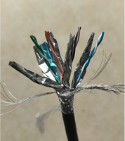 Cable de Red Flexible Cat5e, 8 Conductores, Blindaje de TPU, Resistente a Ácidos y Álcalis, Resistente a la Flexión, Anti-interferencias