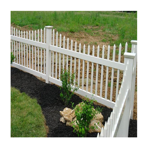 Longjie Hàng Rào Hiện Đại Hàng Rào Nhựa PVC Hàng Rào Vinyl Màu Trắng Cho Sân Vườn - Product Image 4