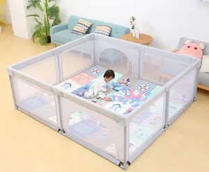아기 놀이터 실내 침대 가드 어린이 그물 패브릭 크롤링 매트 아기 어린이 지상 마당에 가을 방지 유아 홈 놀이터