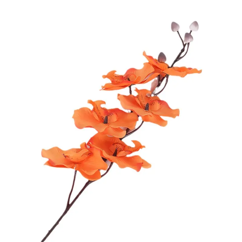 High quality butterfly orchid silk wedding and decorative artificial flowers other wedding decorations