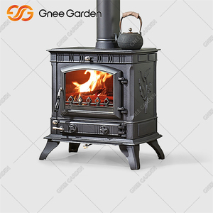 Estufa de pellets con control remoto, horno independiente moderno de hierro fundido para interiores, calefacción sin humo, Gnee Garden, garantía de 3 años - Product Image 4