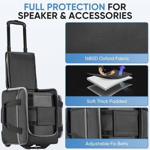 Free sample Speaker Bag Travel Case Replacement for Party <b>Box</b> Series, Portable Speaker Carry Tote Bag Backpack - Product Image 2