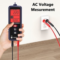 Multimètre numérique intelligent Ruixiangtong avec écran LCD à sélection automatique, testeur électrique, voltmètre AC/DC, résolution 0,1 %, vérification en direct