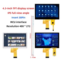 Module d'affichage LCD TFT IPS 4,3 pouces 480*272 MCU SPI NV3041A avec panneau tactile capacitif CTP