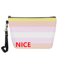 Trousse de toilette personnalisée en similicuir PU, thème arc-en-ciel omnisexuel gay, pour les voyages à l'étranger, le rangement de produits de beauté domestiques et la vente en gros
