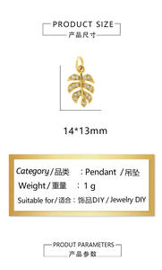 Ciondolo placcato in oro 18K con collana fatta a mano fai da te personalizzata e ciondolo con <span class=keywords><strong>cuore</strong></span> intarsiato alla moda <span class=keywords><strong>serie</strong></span> 18K - Product Image 5