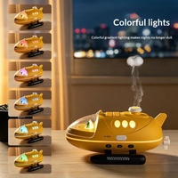 Nouveau diffuseur d'arômes sous-marin 2026 USB avec éclairage sept couleurs, effet de bague de fumée, mini humidificateur silencieux à minuterie pour la maison, moins de 36 dB