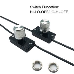 ZE-256A Licht Dimmer Lamp Draaischakelaar <span class=keywords><strong>Lo</strong></span>-Hi-Off 120V 500W Verstelbare Licht Dimmer Knop Schakelaar - Product Image 4