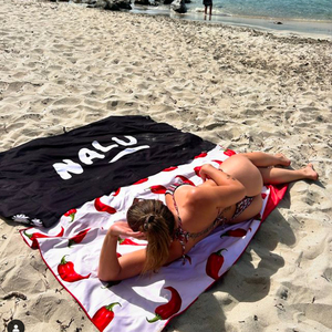 Miễn phí thiết kế tùy chỉnh beachtowel bãi biển Khăn với logo tùy chỉnh in nhanh vận chuyển mùa hè bãi biển lớn sợi nhỏ khăn bán buôn - Product Image 1