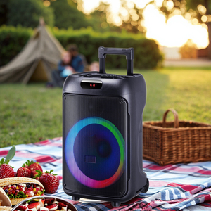 JBR-1205 12-inch Portable for <strong>Bluetooth</strong> <strong>Speaker</strong> for Square Dance DJ Mobile Karaoke Outdoor Singing RGB LED <strong>Lighting</strong> Battery - Product Image 3