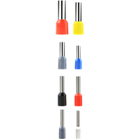 Alicate crimpador de terminales de cable aislados 22-8AWG, herramienta de crimpado manual HSC8 6-4/4a de acero al carbono con 1200 terminales