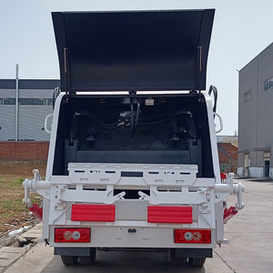 <span class=keywords><strong>Camion</strong></span> <span class=keywords><strong>poubelle</strong></span> à compression hydraulique FOTON 4*2 4.5cbm diesel de qualité supérieure avec réservoir d'eaux usées Vente d'usine d'origine en Chine - Product Image 5