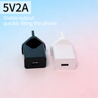 Harga Pabrik Pengisi Daya Cepat 10W USB Wall Charger 5V2A Perlindungan OTP OVP Universal untuk Ponsel, Earphone, Kamera, Tahan Api, Garansi 12 Bulan