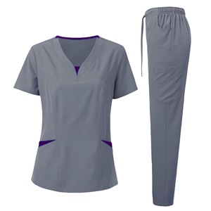 High Quality Dental Hospital OEM Logo <b>Doctor</b> Nurse Scrubs Uniform Women Men Medical Scrubs Uniforms <b>Sets</b> - Product Image 6