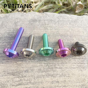 Титановый болт с большой головкой, винты для номерного знака, титановые болты для велосипеда, мотоцикла - Product Image 5