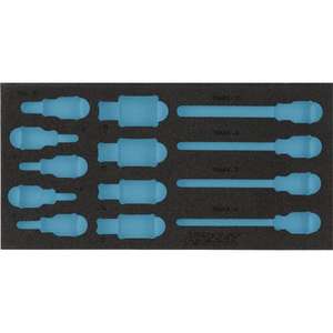 HAZET - 163-220L Inserto de espuma blanda de 2 componentes para 163-220/13 y 986/13 - EAN 4000896168200 TALLERES RODANTES BANDEJAS VACÍAS - Product Image 1