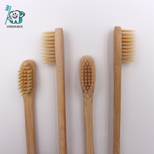 Cepillo de Dientes de Bambú Unisource, Cerdas Suaves, Cabeza Pequeña, Manual para Adultos, Biodegradable - Product Image 3