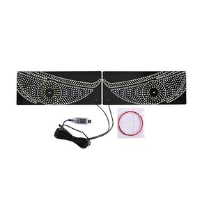 Bán buôn 2025 New Auto Demon của Eye LED Devil kính chắn gió Bảng điều chỉnh usb-kết nối phía sau xe trang trí ánh sáng hiển thị cho xe tải - Product Image 1