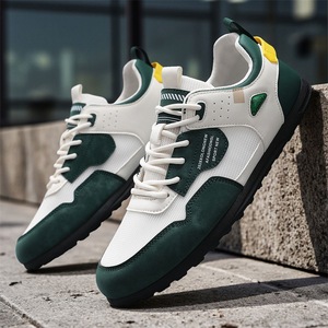 Scarpe da uomo 2026 estive nuove traspiranti e versatili in mesh, scarpe sportive bianche da skateboard casual da uomo per giovani - Product Image 4