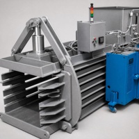 Presse à balles hydraulique entièrement automatique, robuste, haute efficacité, durable, pour le recyclage du papier, du plastique et du carton ondulé