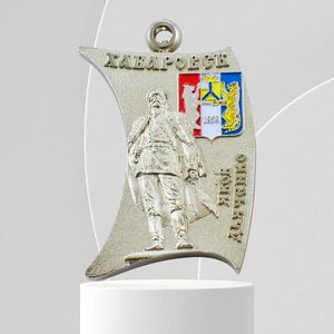 925 Sterling Silver Natural Metal Crafts Pendant Gold Plated Hip-Hop <b>Letter</b> Fine Pendants - Product Image 2