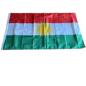 Prezzo a buon mercato 3x5 piedi bandiera Kurdistan, bandiera in poliestere 3 'x 5' stampato bandiera <span class=keywords><strong>Kurdish</strong></span> - Product Image 1
