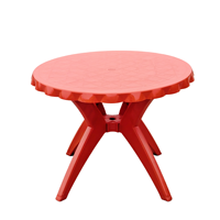 Fournisseur de gros Mobilier d'extérieur Table ronde carrée en plastique Table de camping pour barbecue/pique-nique/salle à manger