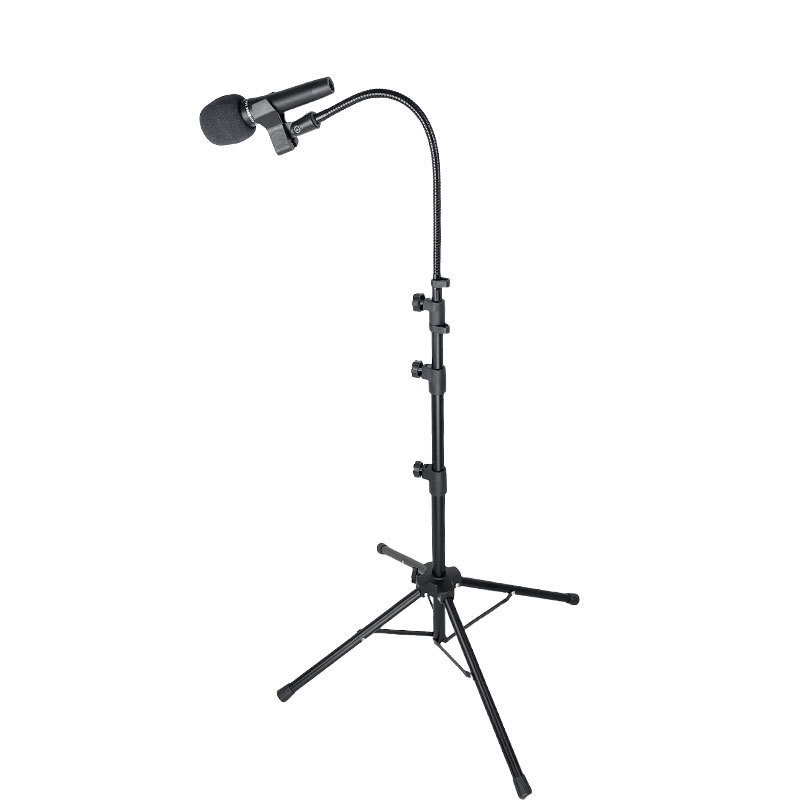 Aodiv Adjustable Foldable Steel Floor Microphone