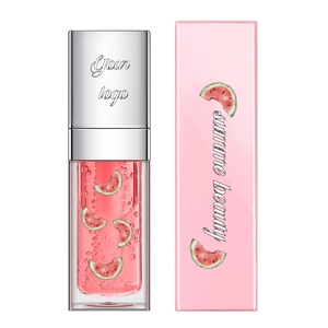 <span class=keywords><strong>Baume</strong></span> à Lèvres Teinté <span class=keywords><strong>Hydratant</strong></span> Vegan à Changement de Couleur Huile pour les Lèvres Marque Privée Pastèque Logo Personnalisé Sans Étiquette Huile pour les Lèvres Repulpante - Product Image 1